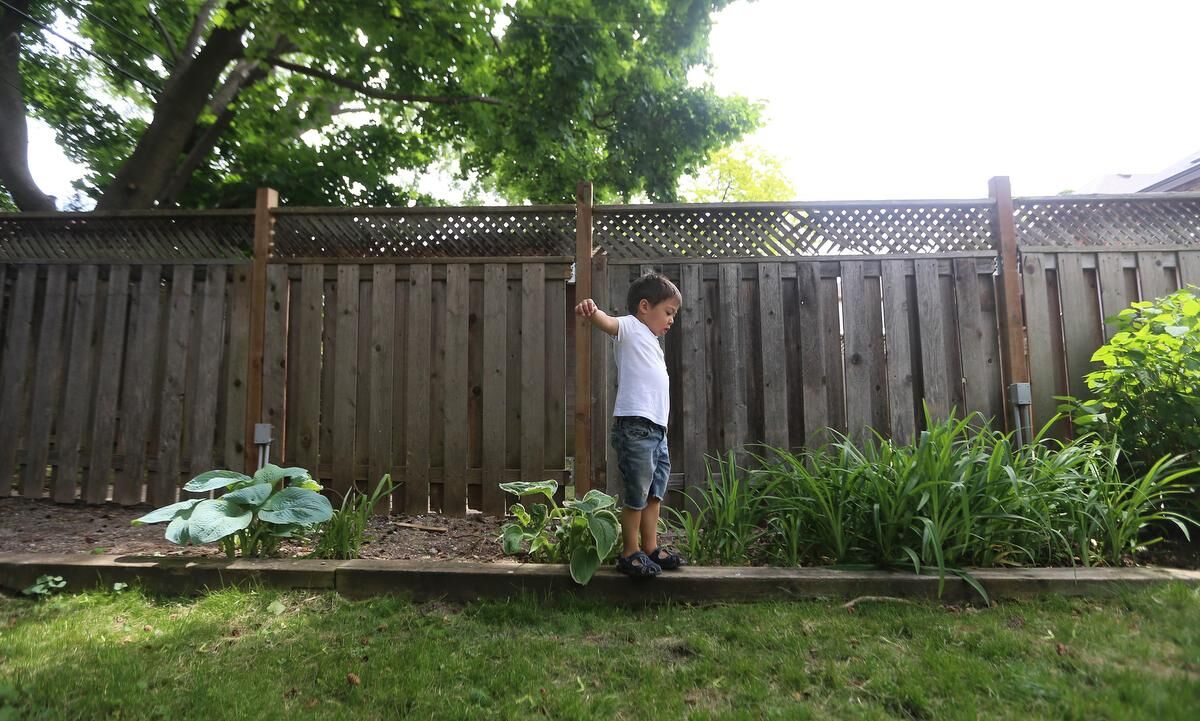 outside
